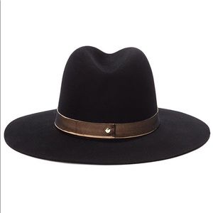Janessa Leone Georgia Hat Medium Black